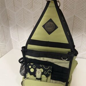 Green and Black Men's Bag